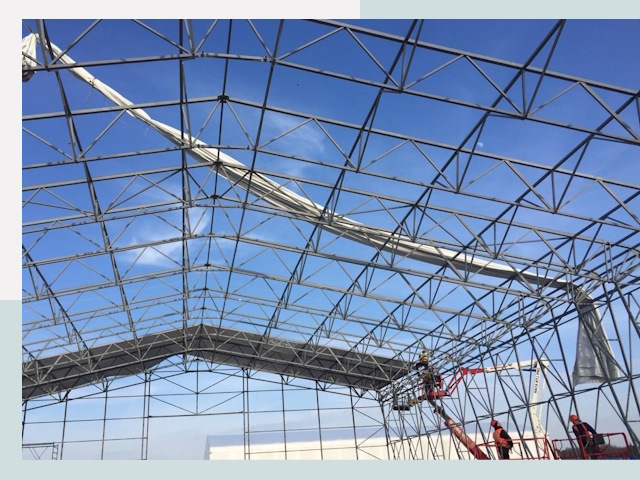 Шатровые ангары от 627 руб. в Балахне и Нижегородской области