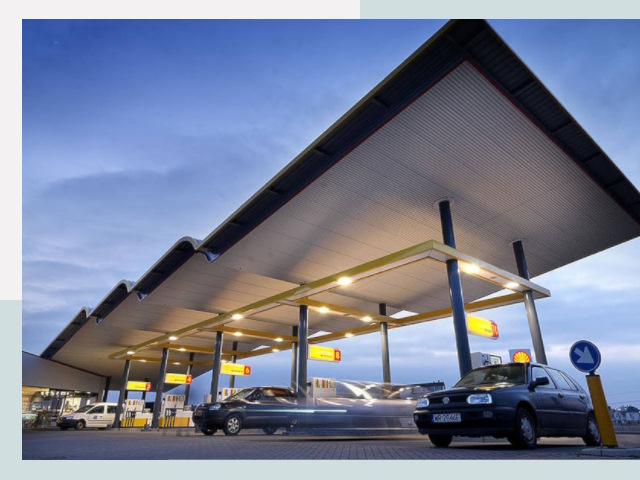 Навесы для АЗС в Балахна от 627 руб. - Защита и комфорт