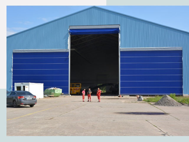 Ангарные ворота в Балахна от СтальСтрой-Блх по цене 627 руб.