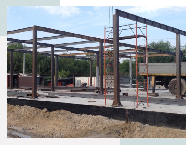 Фундамент для ангаров в Балахне