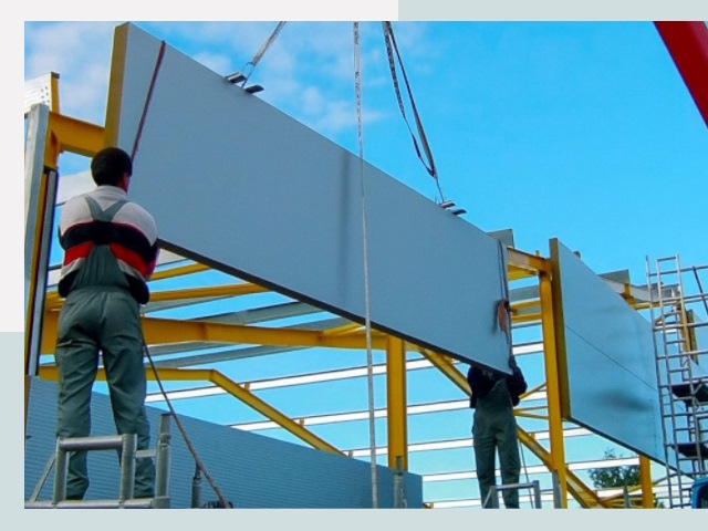 Монтаж сэндвич-панелей в Балахне от 627 руб.